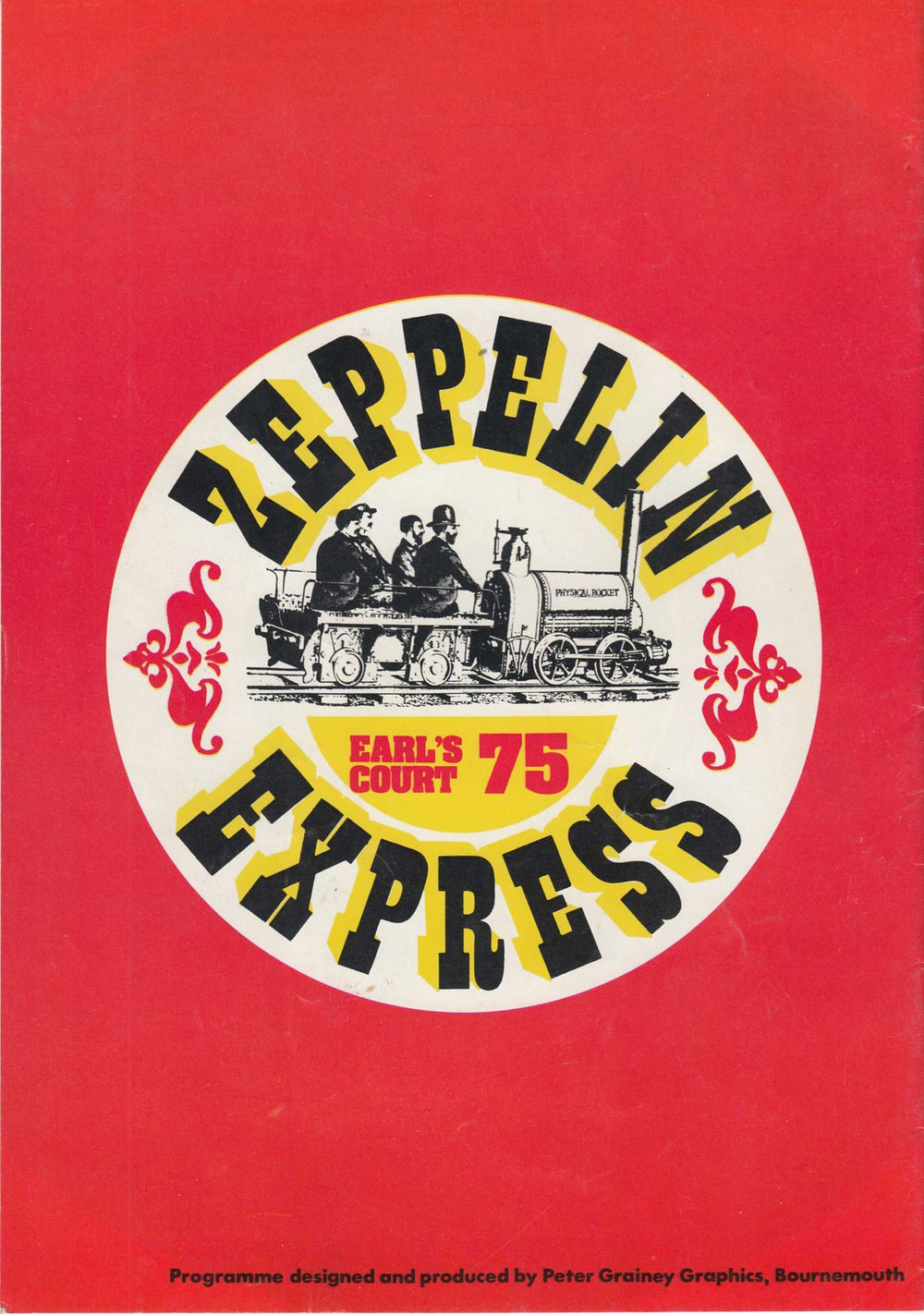 Led Zeppelin Earl's Court '75 - EX UK tour programme ZEPTREA67399