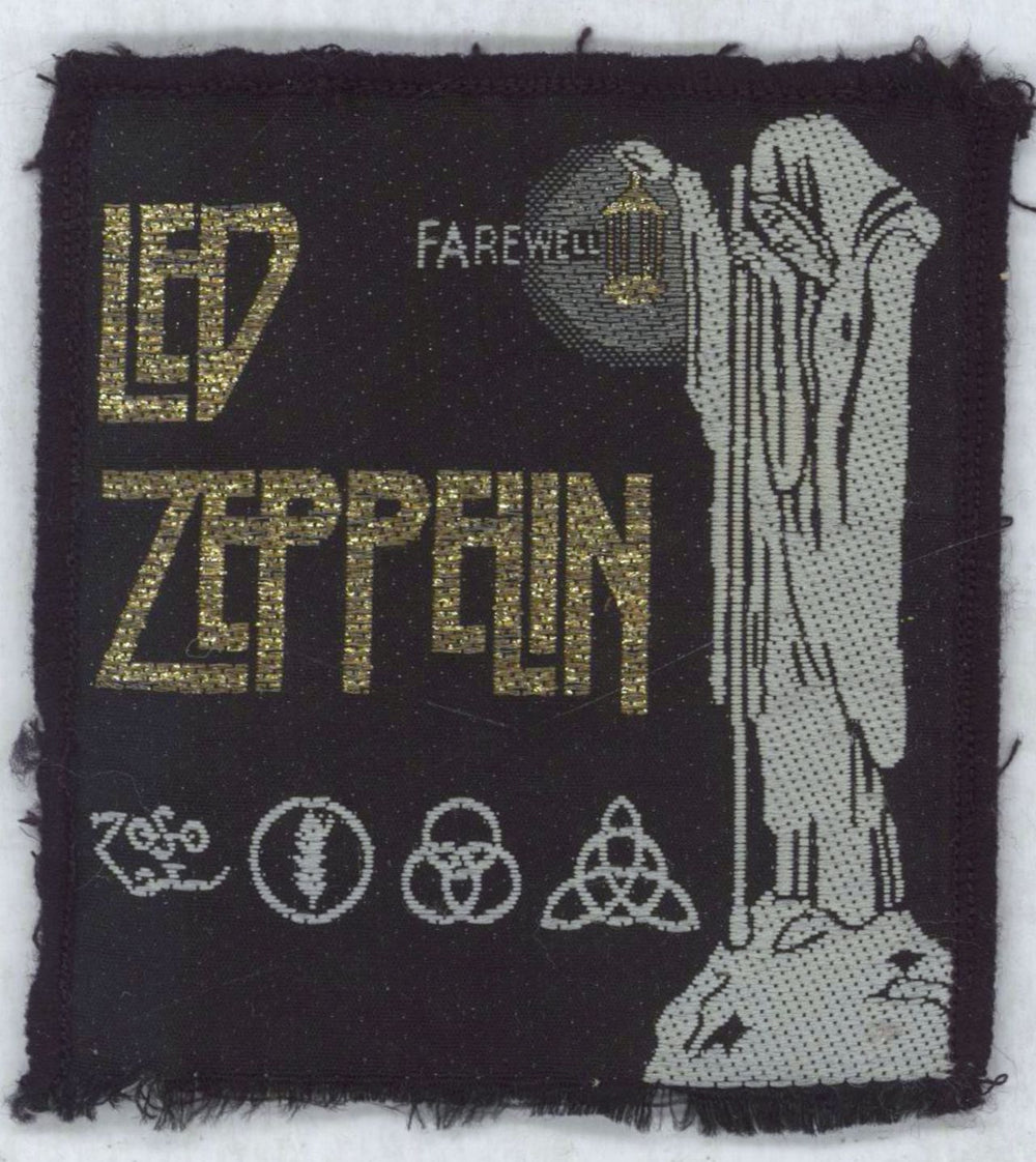 Led Zeppelin Farewell UK memorabilia SEW-ON PATCH