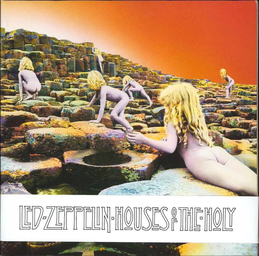 Led Zeppelin Houses Of The Holy - 180gm + Bellyband - EX UK vinyl LP album (LP record) 8122-79657-3