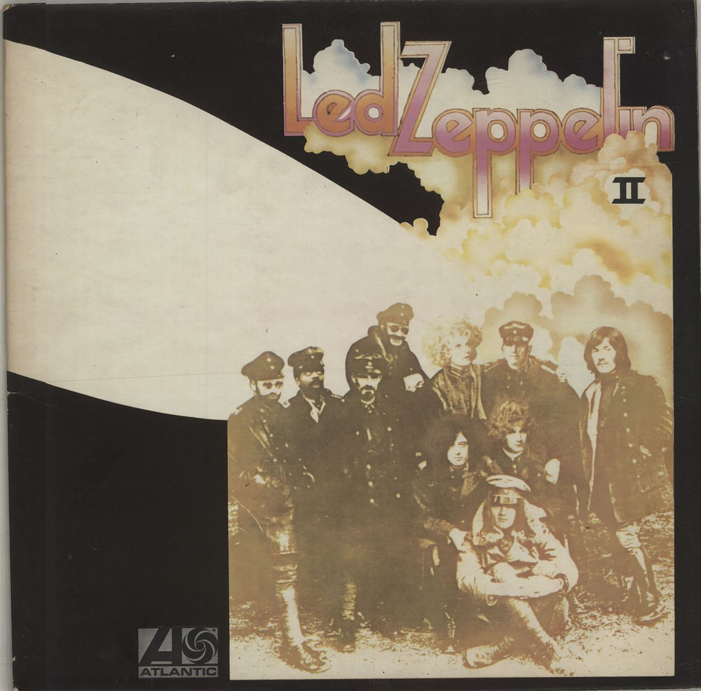 Led Zeppelin Led Zeppelin II - 3rd - Dark Brown Slv - Over Stickered UK vinyl LP album (LP record) 588198