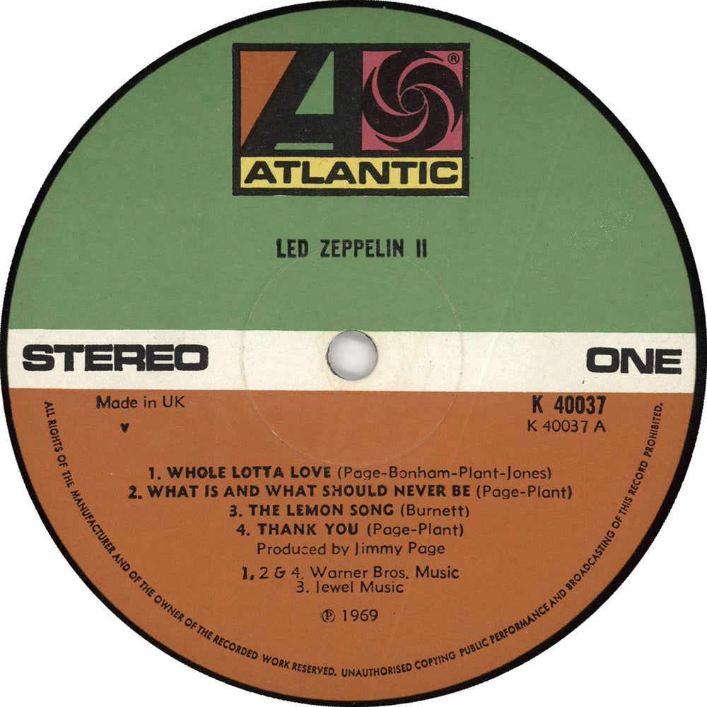 Led Zeppelin Led Zeppelin II - 6th - EX UK Vinyl LP — RareVinyl.com