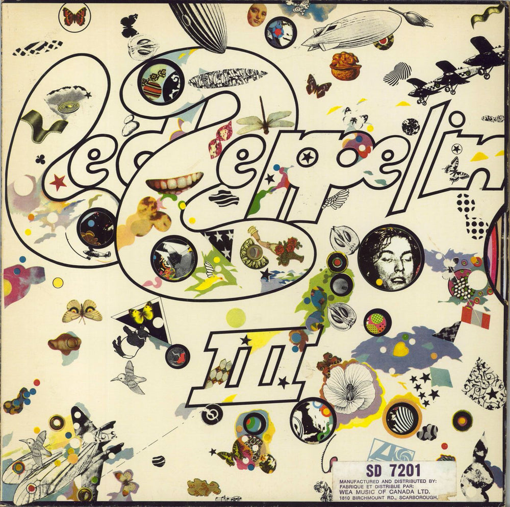 Led Zeppelin Led Zeppelin III - EX Canadian vinyl LP album (LP record) SD7201