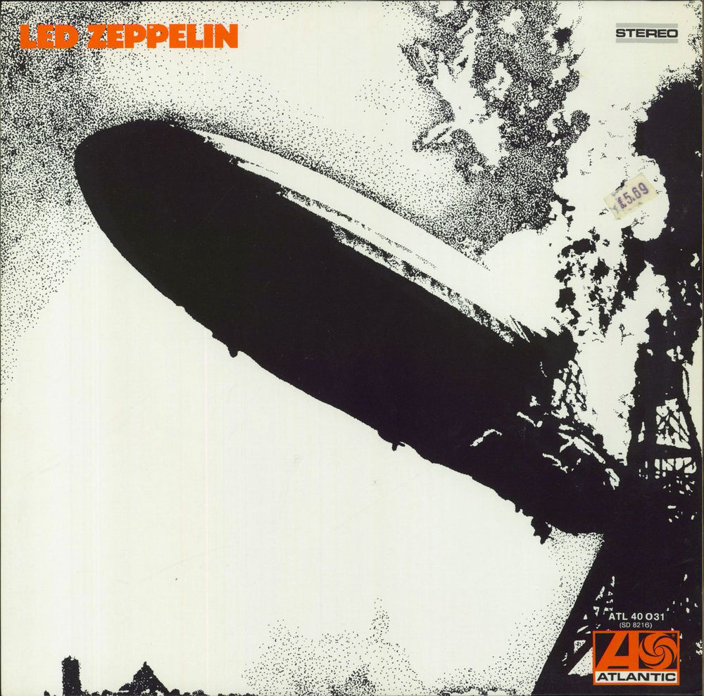 Led Zeppelin Led Zeppelin - Non barcoded German vinyl LP album (LP record) ATL40031