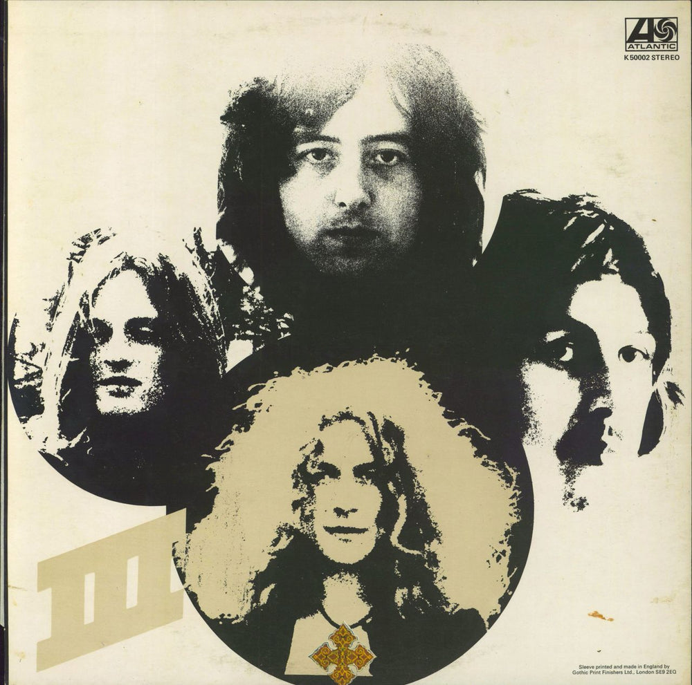 Led Zeppelin Led Zeppelin Three South African vinyl LP album (LP record)