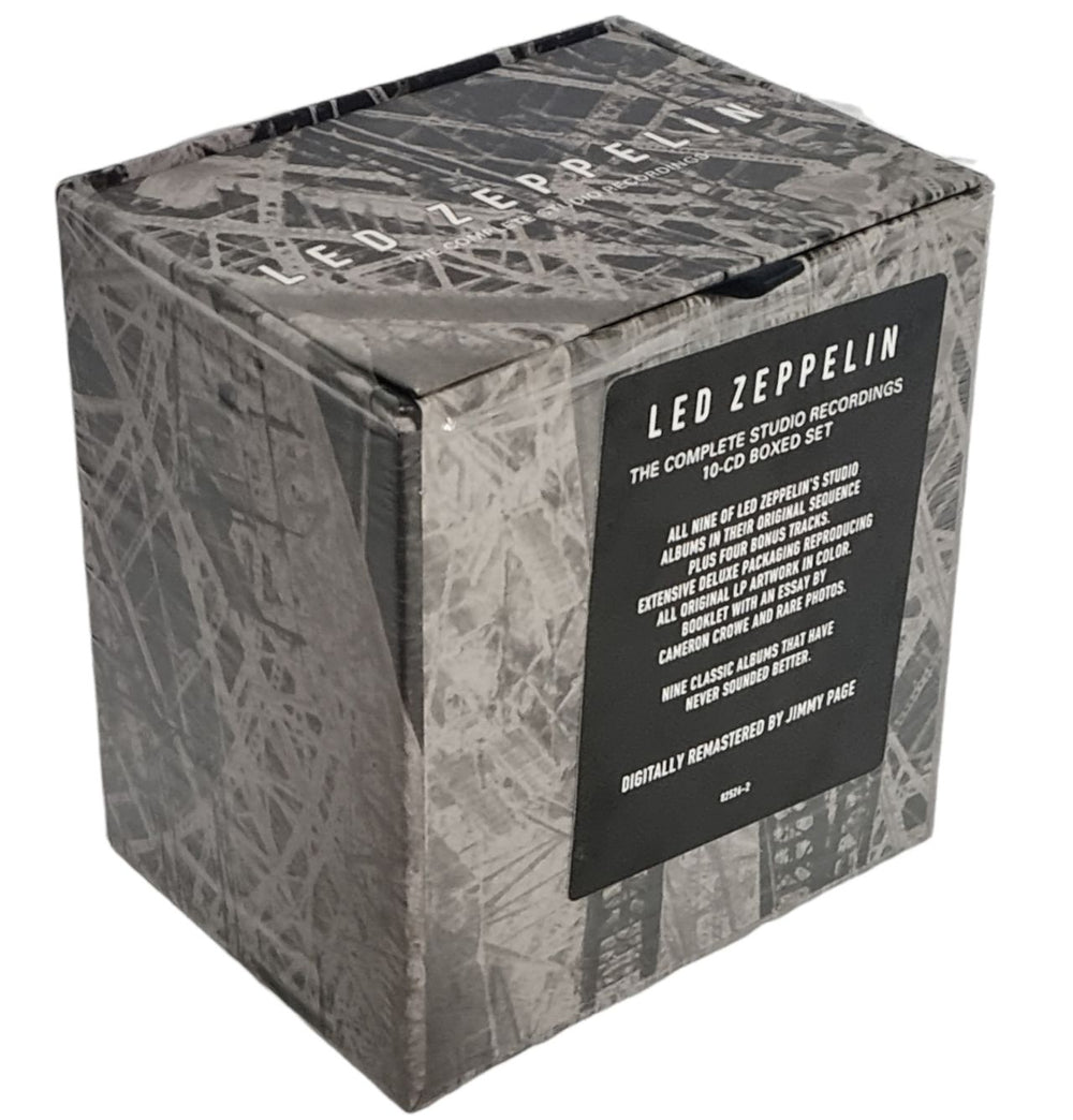 Led Zeppelin The Complete Studio Recordings - Hype Stickered US CD Album Box Set 7-82526-2