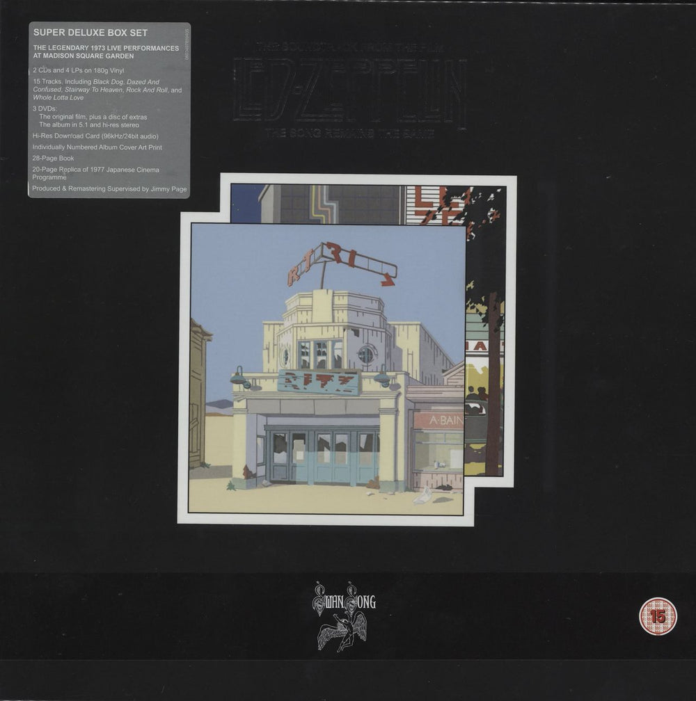 Led Zeppelin The Soundtrack From The Film The Song Remains The Same - Super Deluxe Edition UK Vinyl Box Set 0603497859405