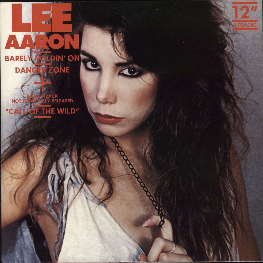 Lee Aaron Barely Holdin' On Dutch 12" vinyl single (12 inch record / Maxi-single) RR125488