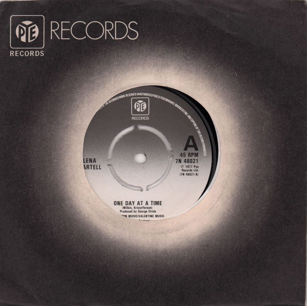 Lena Martell One Day At A Time - 4pr - 1st UK 7" vinyl single (7 inch record / 45) 7N46021