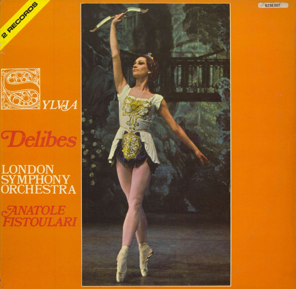 Léo Delibes Sylvia (Complete Ballet) UK 2-LP vinyl record set (Double LP Album)