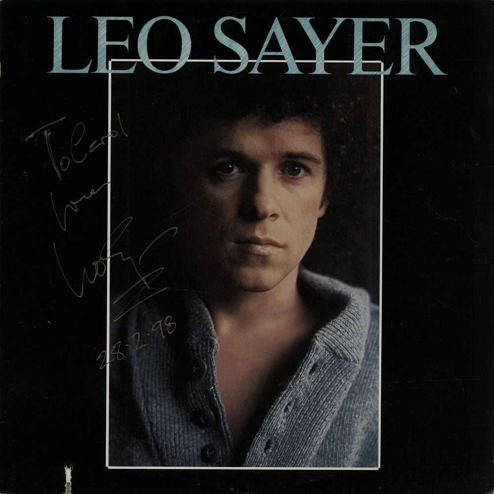 Leo Sayer Leo Sayer - Autographed US vinyl LP album (LP record) BSK3200