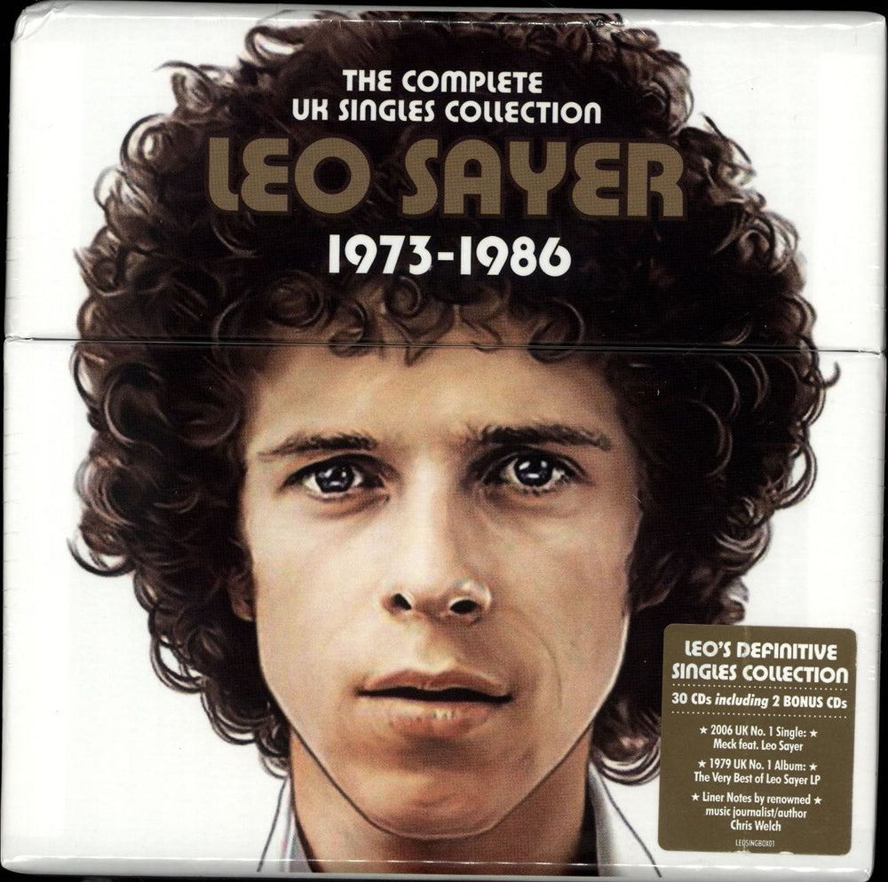 Leo Sayer The Complete UK Singles Collection 1973-1986 UK CD Single Box Set LEOSINGBOX01