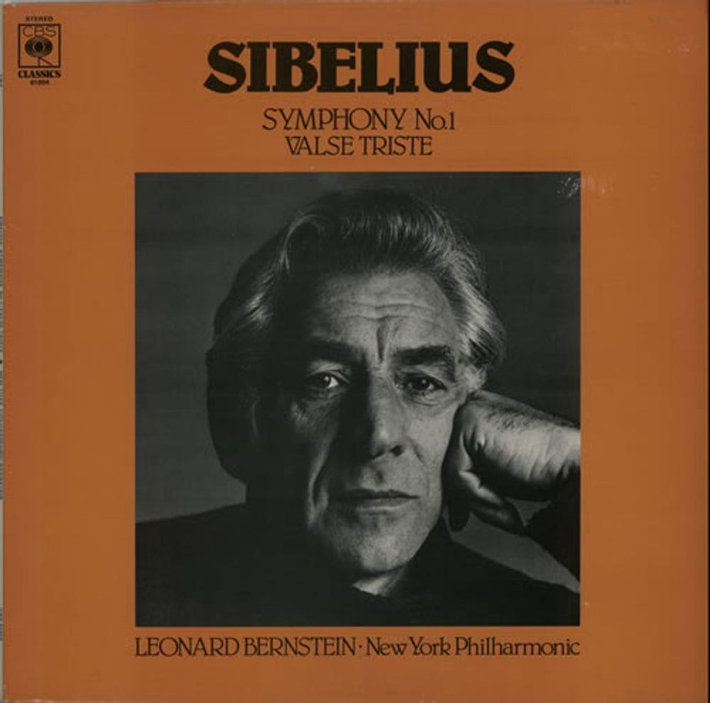 Leonard Bernstein Sibelius: Symphony No. 1/ Valse Triste UK vinyl LP album (LP record) CBS61804