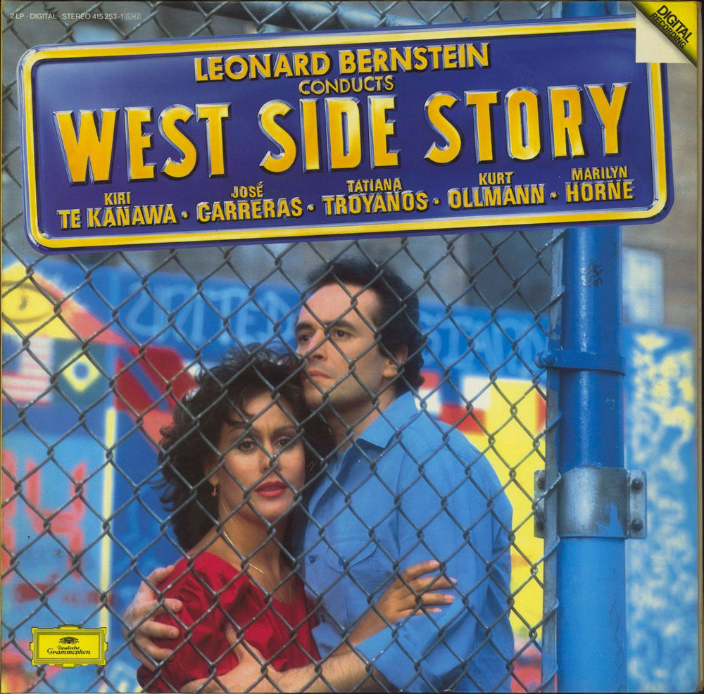 Leonard Bernstein West Side Story - Autographed German 2-LP vinyl record set (Double LP Album) 415253-1