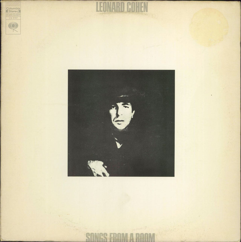 Leonard Cohen Songs From A Room US vinyl LP album (LP record) CS9767