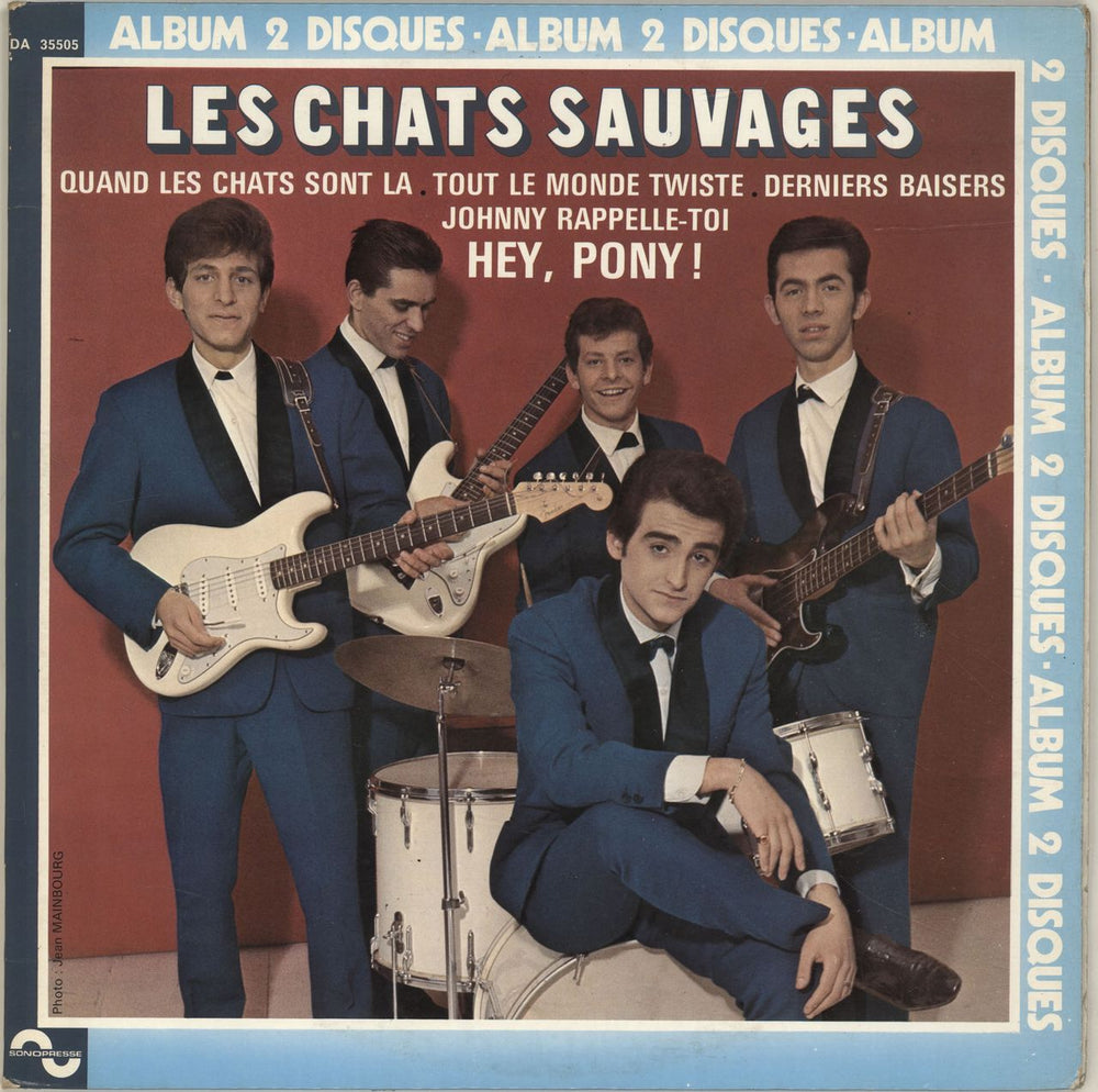 Les Chats Sauvages Les Chats Sauvages French 2-LP vinyl record set (Double LP Album) DA35505