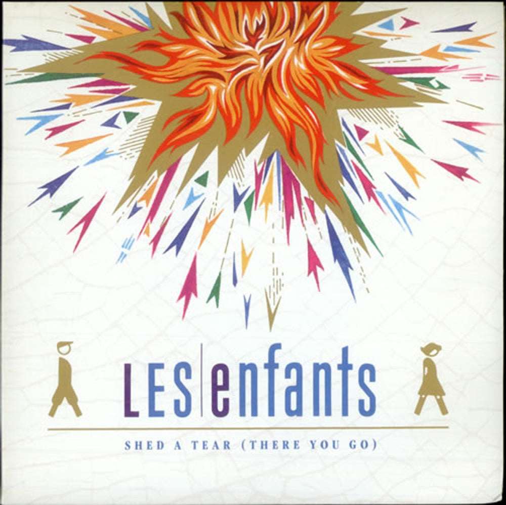 Les Enfants Shed A Tear (There You Go) - Doublepack UK 7" vinyl single (7 inch record / 45) CHS2858