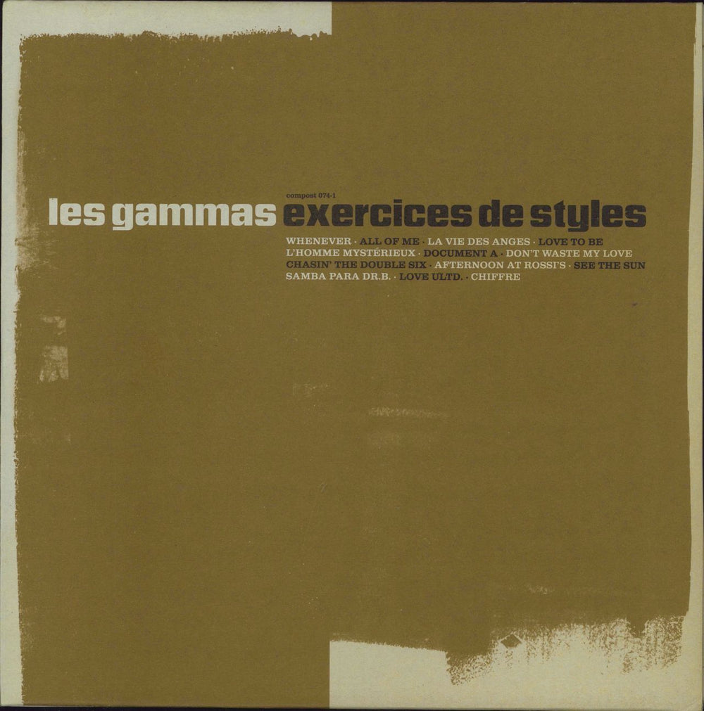 Les Gammas Exercises De Styles German 2-LP vinyl record set (Double LP Album) COMPOST074-1