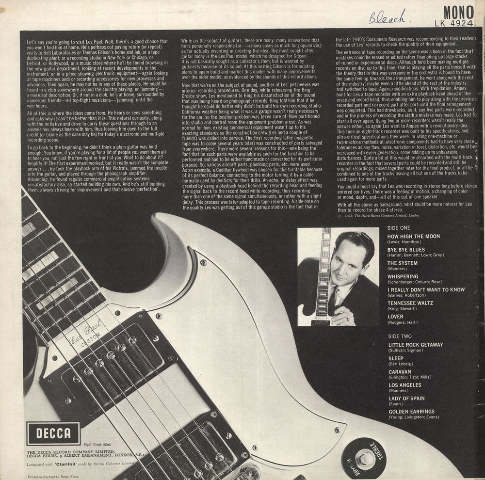 Les Paul Now! UK vinyl LP album (LP record) LS1LPNO675027