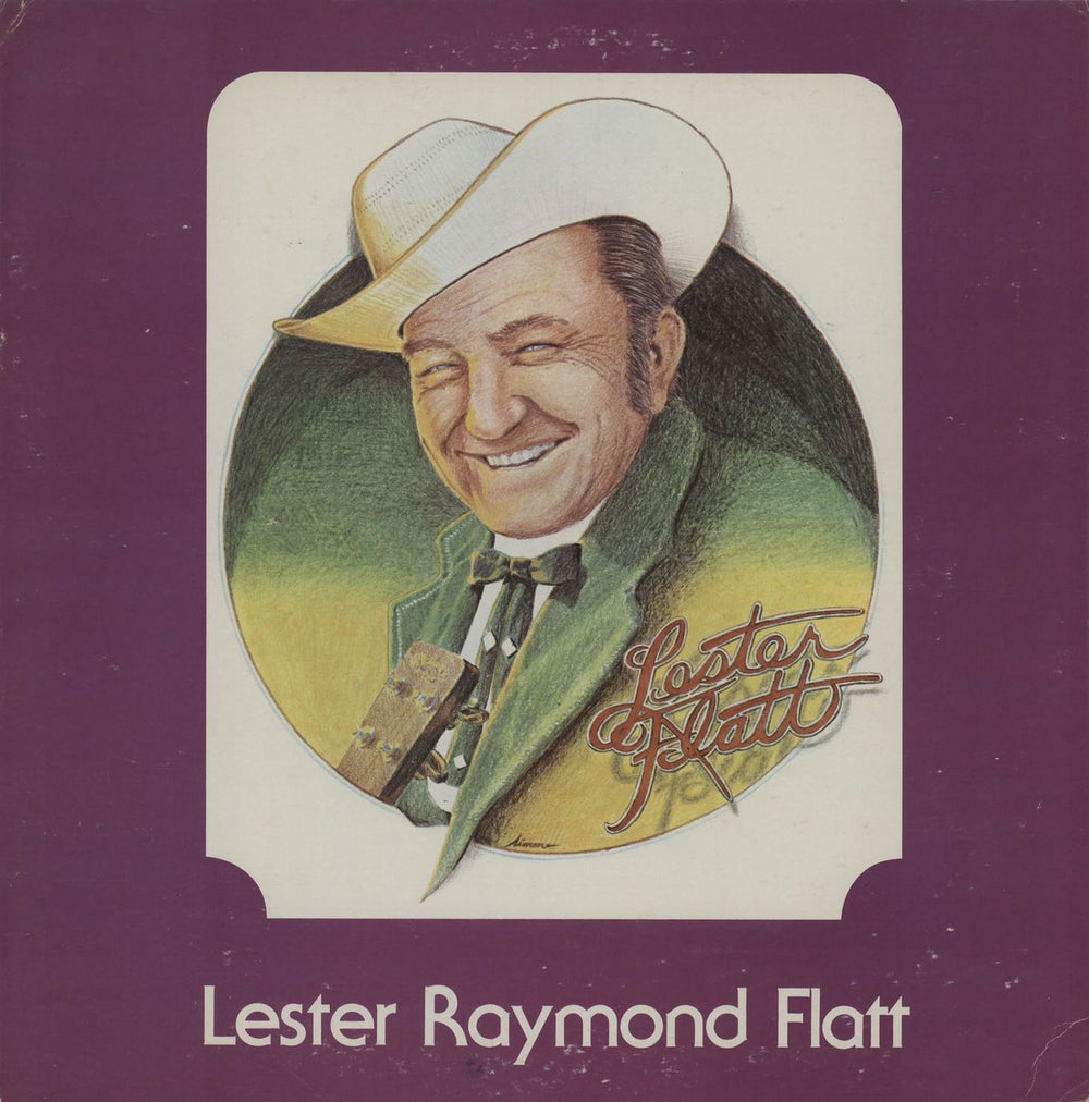 Lester Flatt Lester Raymond Flatt US vinyl LP album (LP record) FF-015