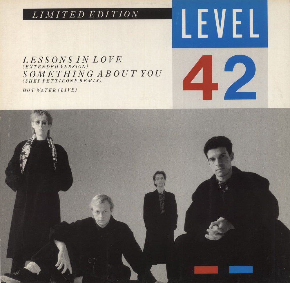 Level 42 Lessons In Love (Extended Version) UK 12" vinyl single (12 inch record / Maxi-single) POSPA790