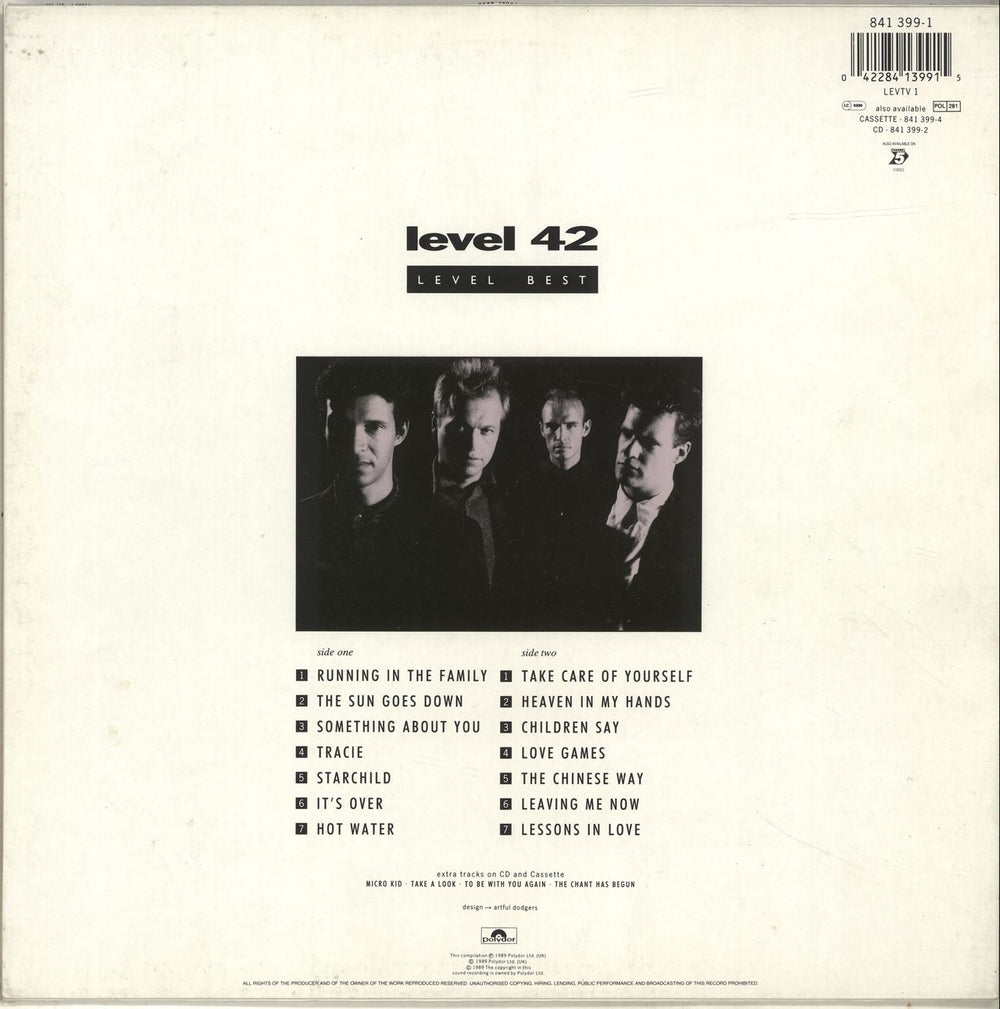 Level 42 Level Best Dutch vinyl LP album (LP record) 042284139915