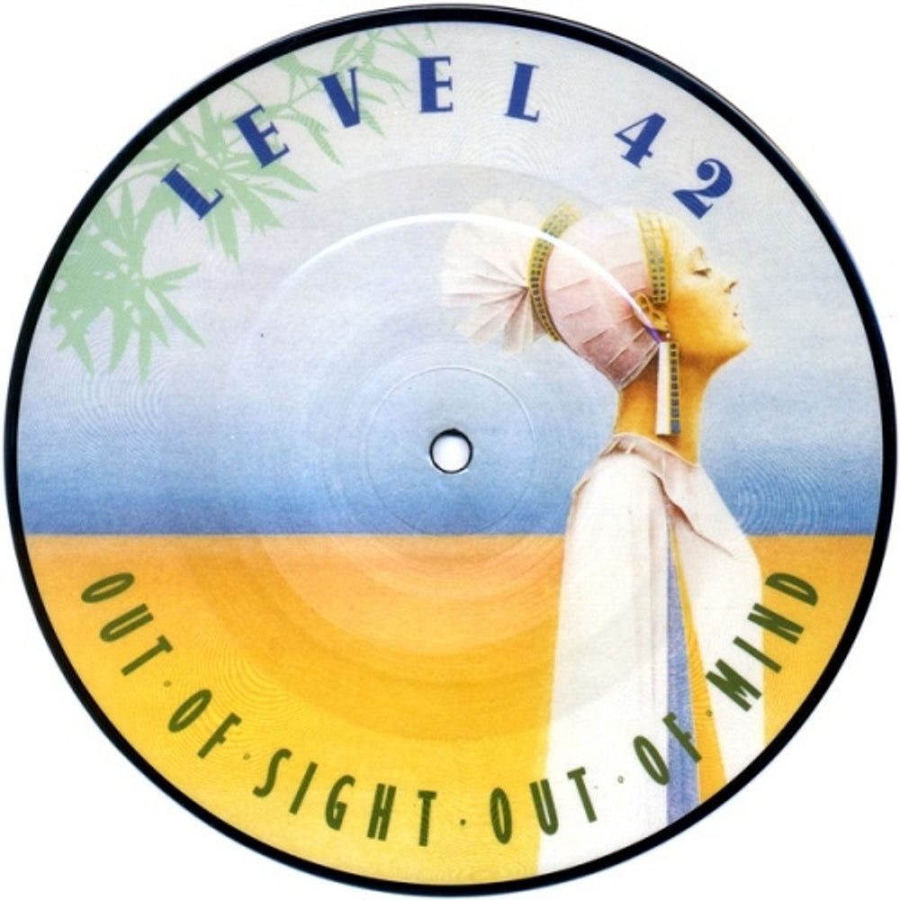 Level 42 Out Of Sight Out Of Mind UK 7" vinyl picture disc (7 inch picture disc single) POSPP570