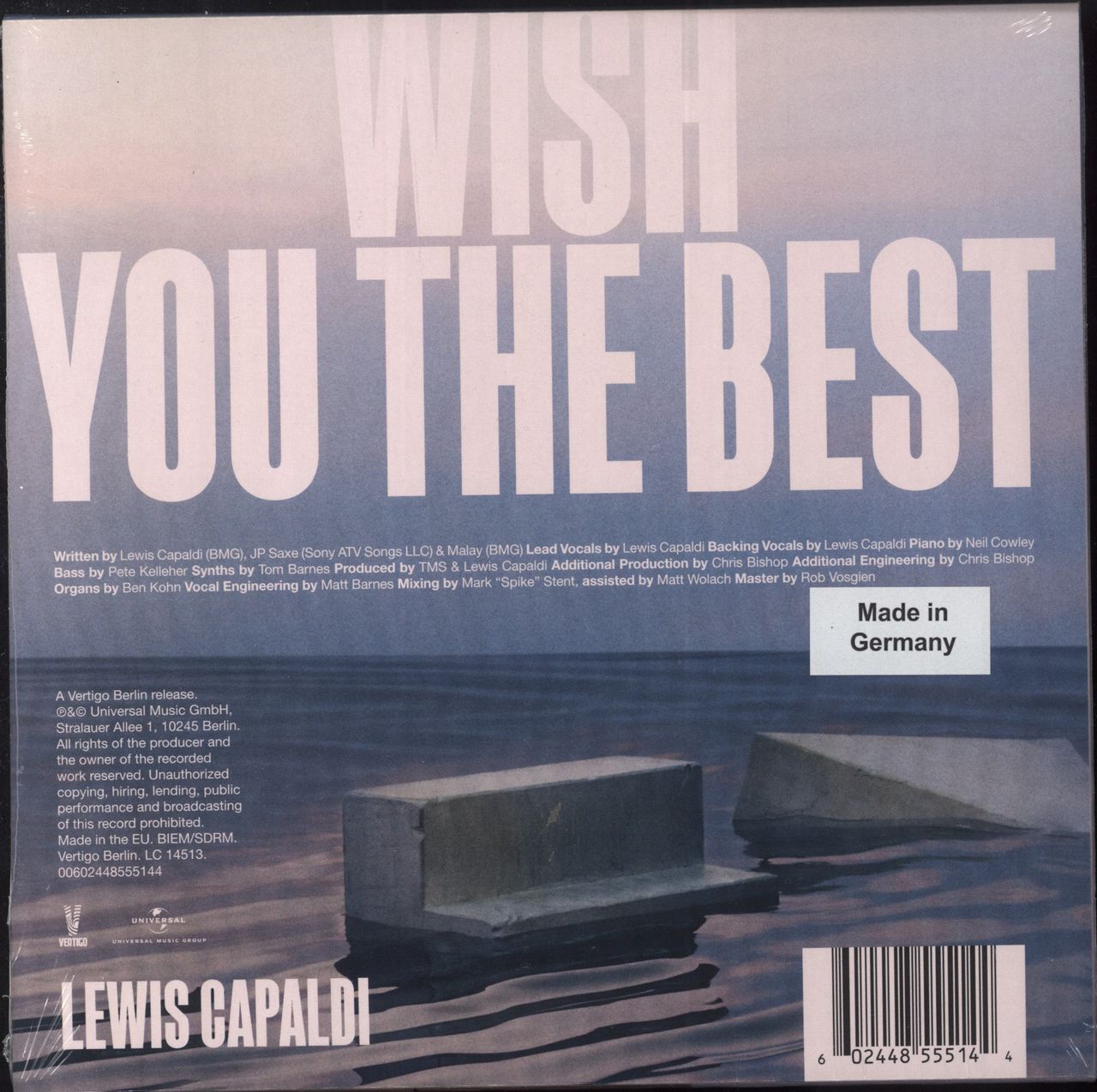 Lewis Capaldi Wish You The Best - Sealed UK 7 vinyl — RareVinyl.com