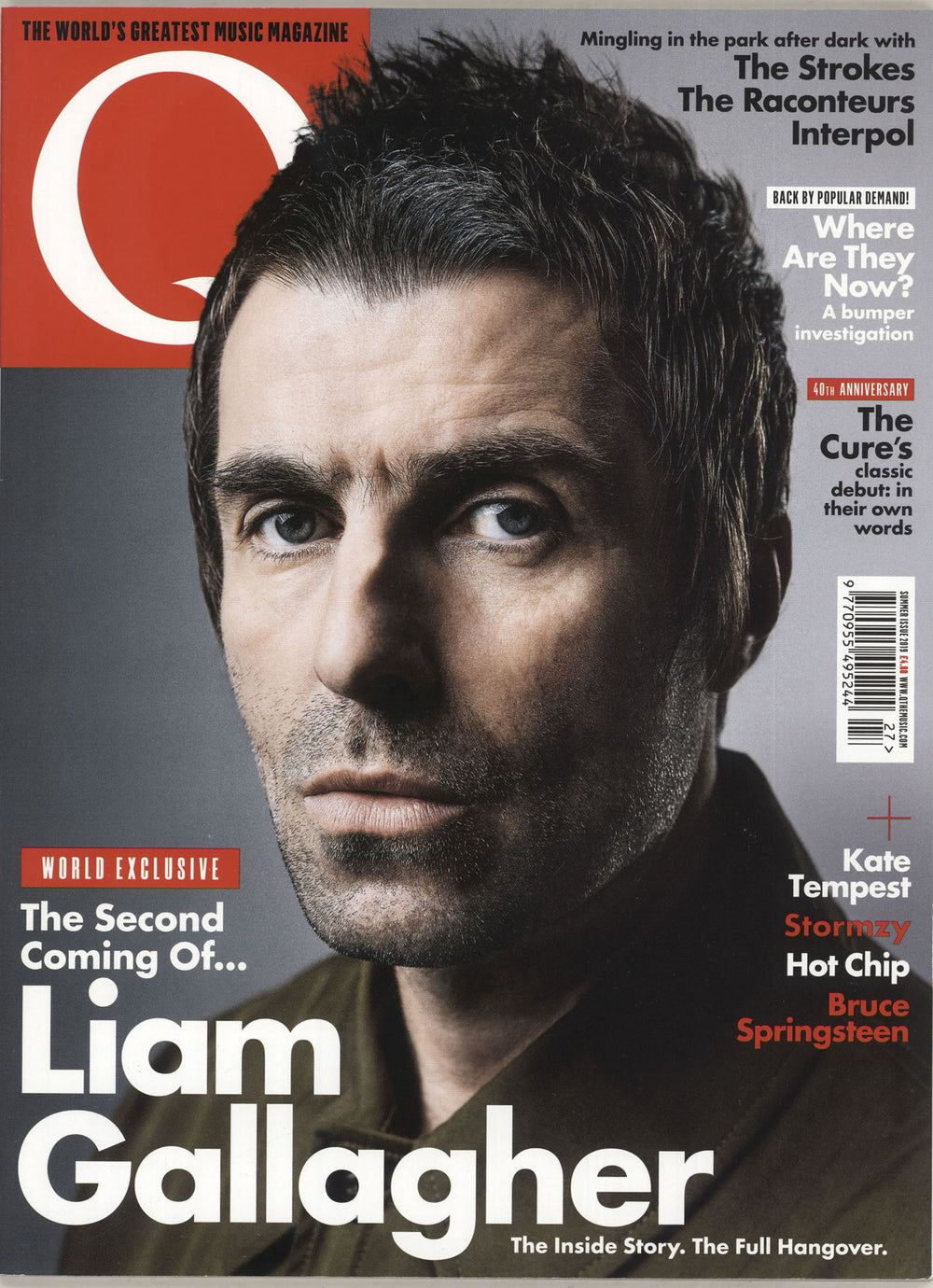 Liam Gallagher Q Magazine - Summer 2019 UK magazine SUMMER 2019