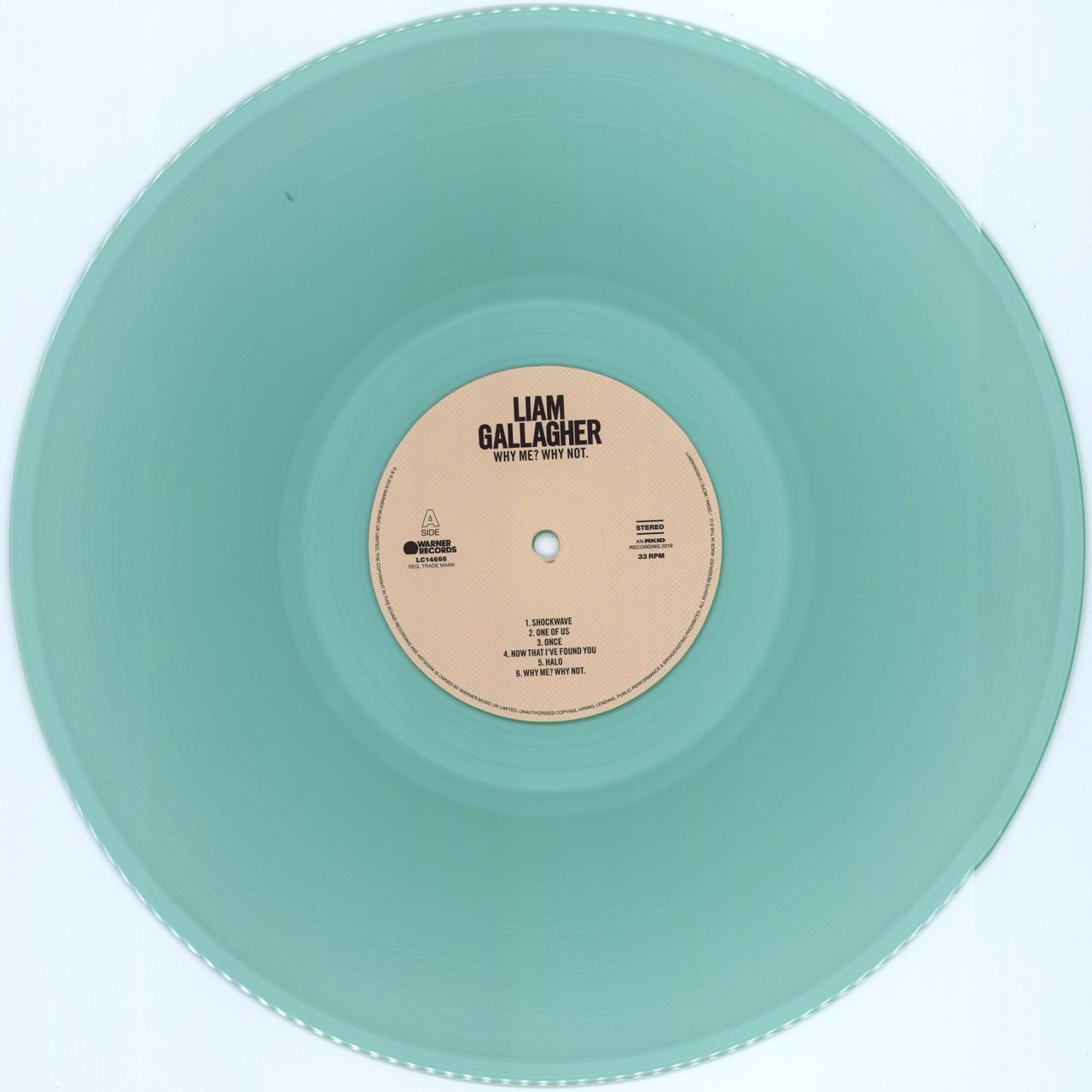 Liam Gallagher Why Me? Why Not - Green Vinyl UK Vinyl LP