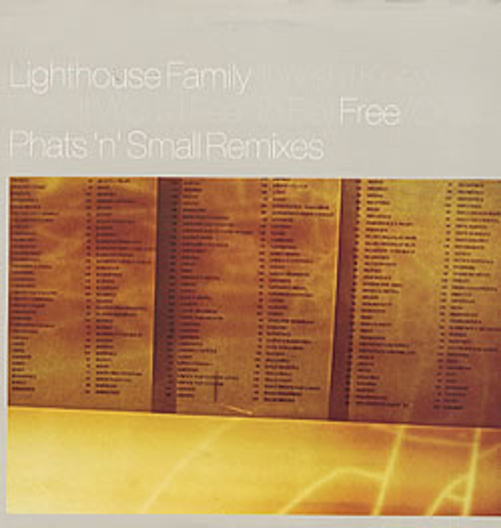 Lighthouse Family I Wish I Knew How It Would Feel To Be Free/One UK Promo 12" vinyl single (12 inch record / Maxi-single) LHF6