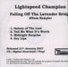 Lightspeed Champion Falling Off The Lavender Bridge - Album Sampler UK Promo CD-R acetate CD-R