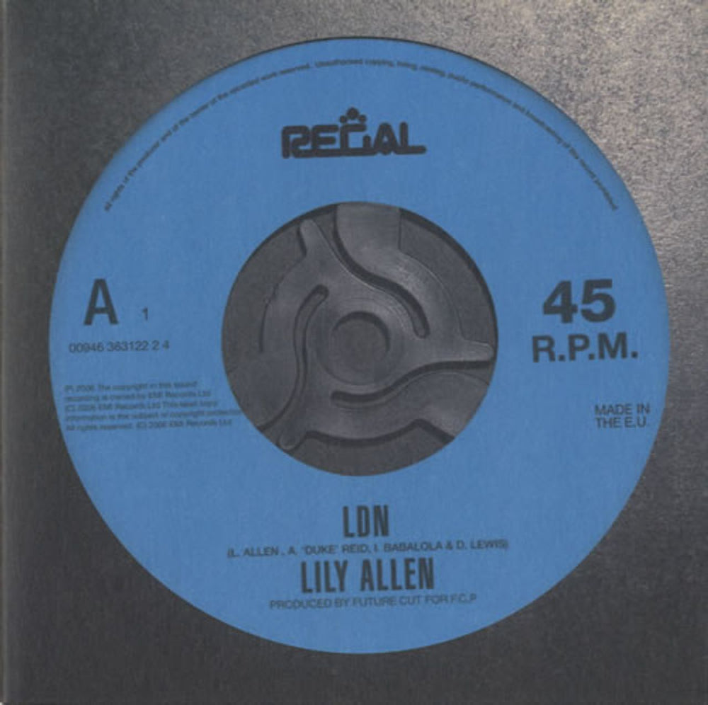 Lily Allen LDN UK Promo CD single (CD5 / 5") CDREGDJ137