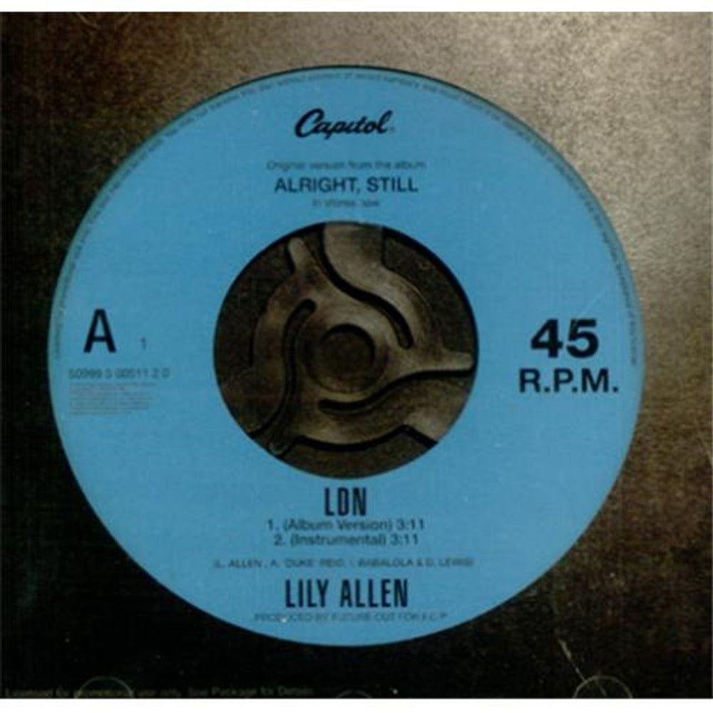 Lily Allen LDN US Promo CD single (CD5 / 5") 5099950051120