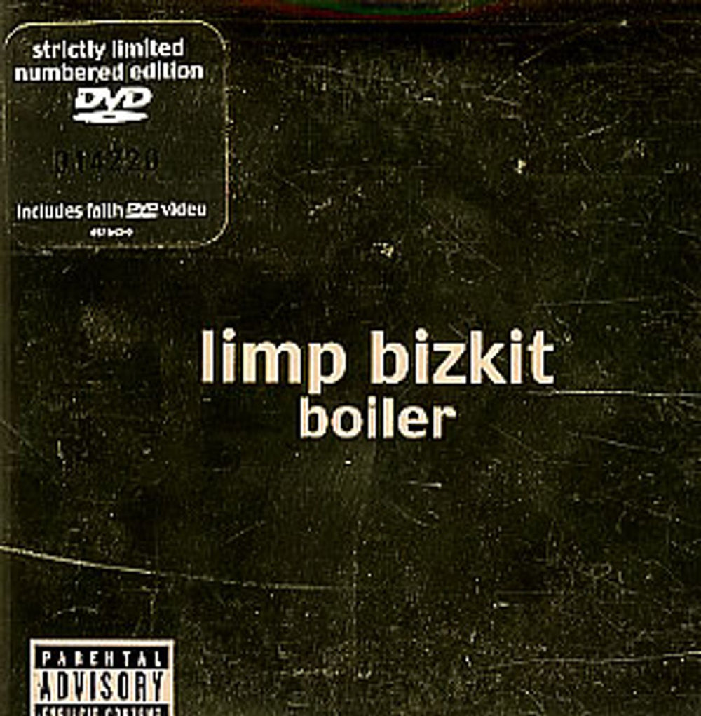 Limp Bizkit Boiler UK DVD Single 497643-9