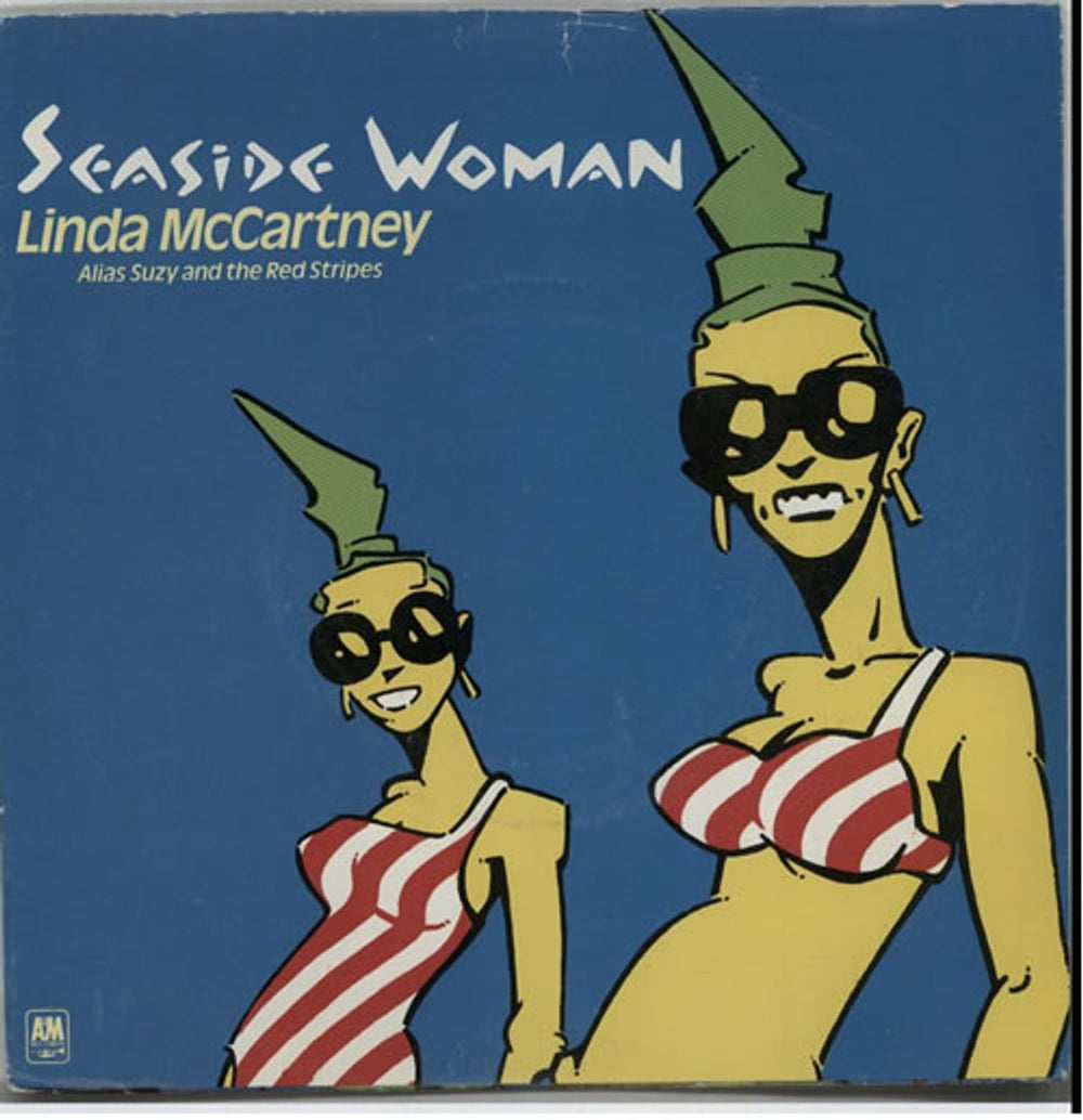 Linda McCartney Seaside Woman - 2nd - A-Label UK Promo 7" vinyl single (7 inch record / 45) AMS7548