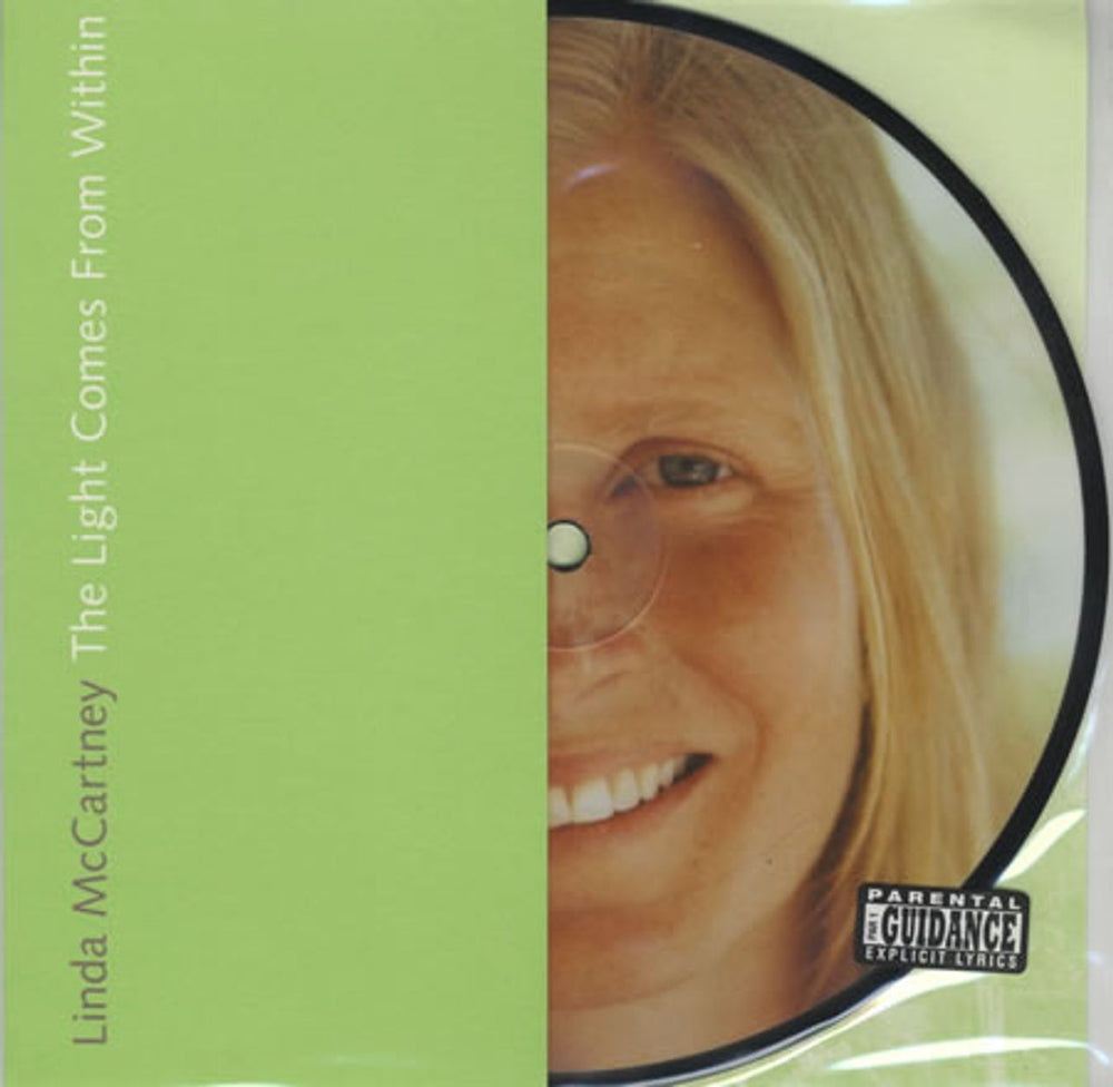 Linda McCartney The Light Comes From Within UK 7" vinyl picture disc (7 inch picture disc single) RPD6513