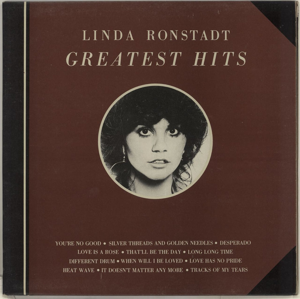 Linda Ronstadt Greatest Hits UK vinyl LP album (LP record) K53055