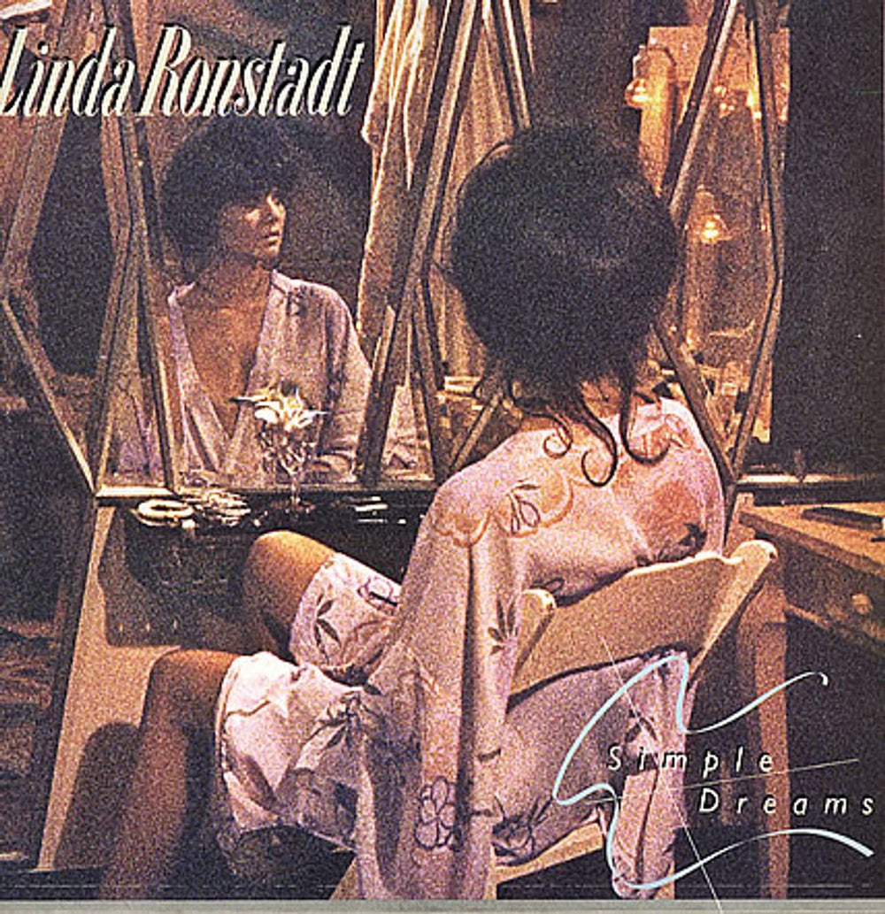 Linda Ronstadt Simple Dreams US vinyl LP album (LP record) 6E-104