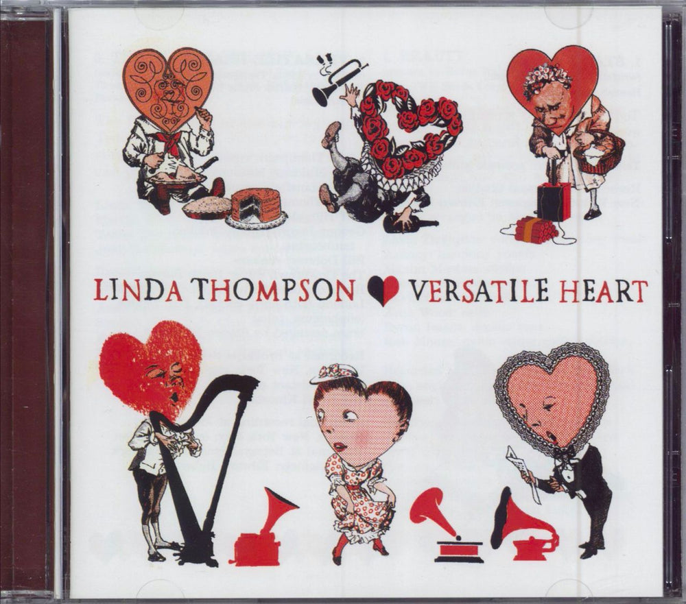 Linda Thompson Versatile Heart UK CD album (CDLP) 4759365