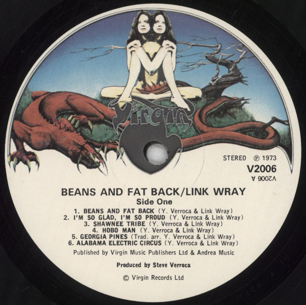 Link Wray Beans And Fatback - EX UK vinyl LP album (LP record) INKLPBE818721