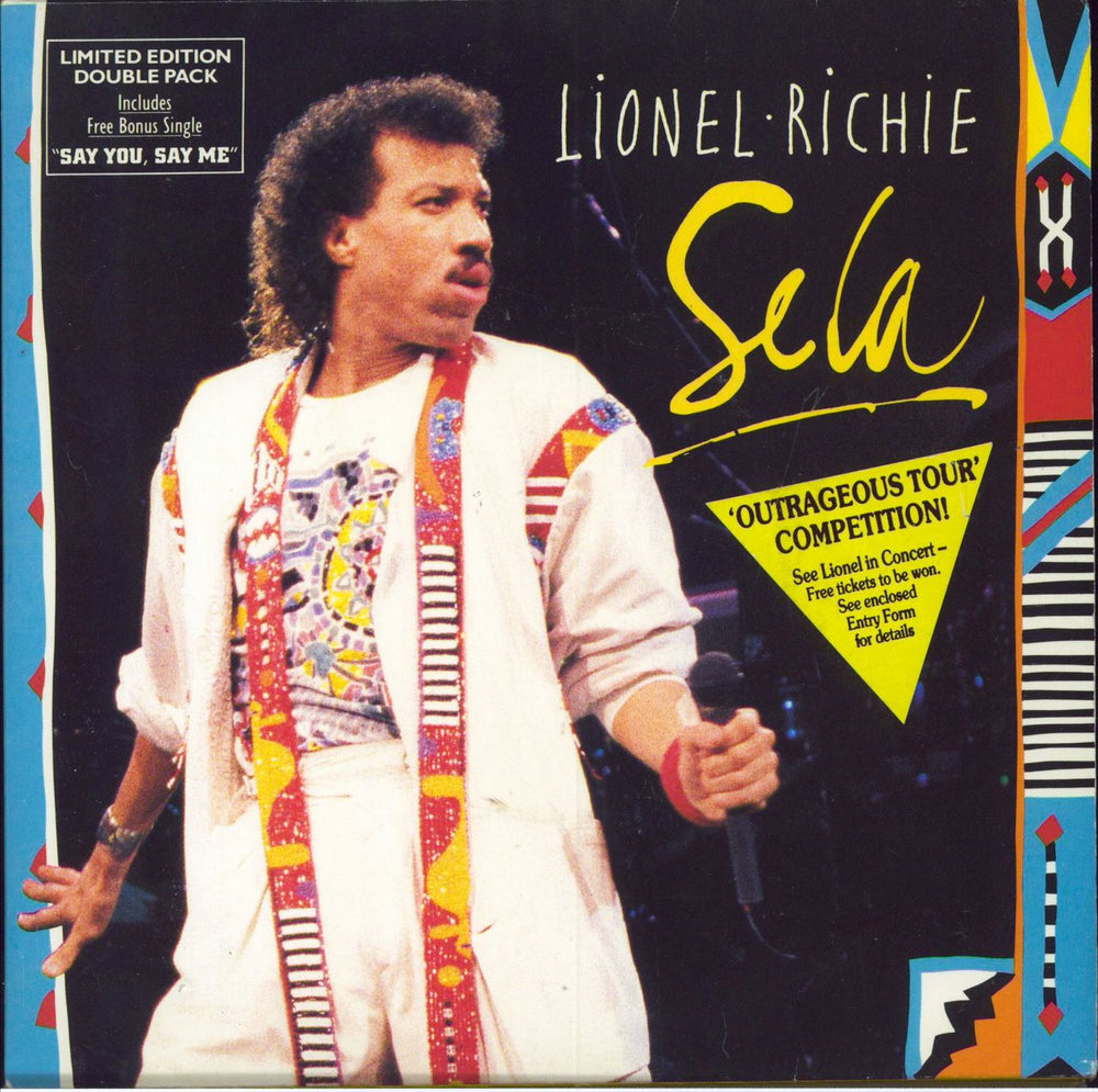 Lionel Richie Sela - Doublepack UK 7" vinyl single (7 inch record / 45) L104D