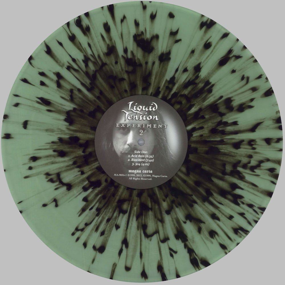 Liquid Tension Experiment Liquid Tension Experiment 2 - Green Translucent w/ Black Splatter Vinyl US 2-LP vinyl record set (Double LP Album) L942LLI823671