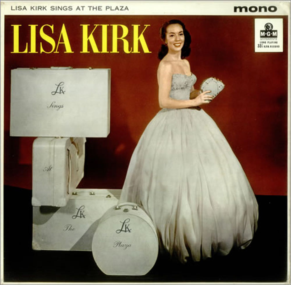 Lisa Kirk Sings At The Plaza UK vinyl LP album (LP record) MGM-C-890