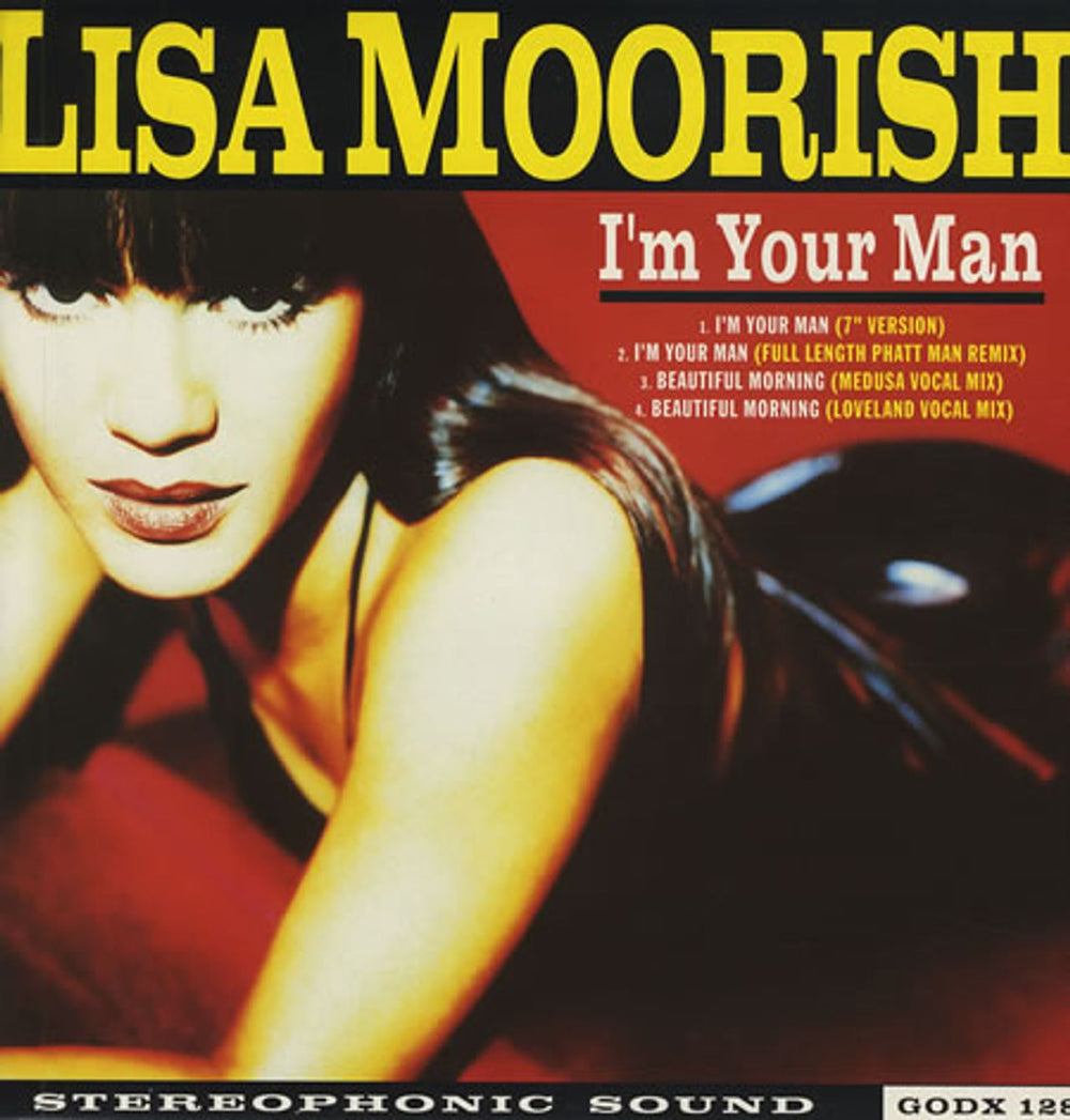 Lisa Moorish I'm Your Man UK 12" vinyl single (12 inch record / Maxi-single) GODX128