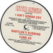 Little Angels I Ain't Gonna Cry UK Promo 12" vinyl single (12 inch record / Maxi-single) LTLXG11DJ