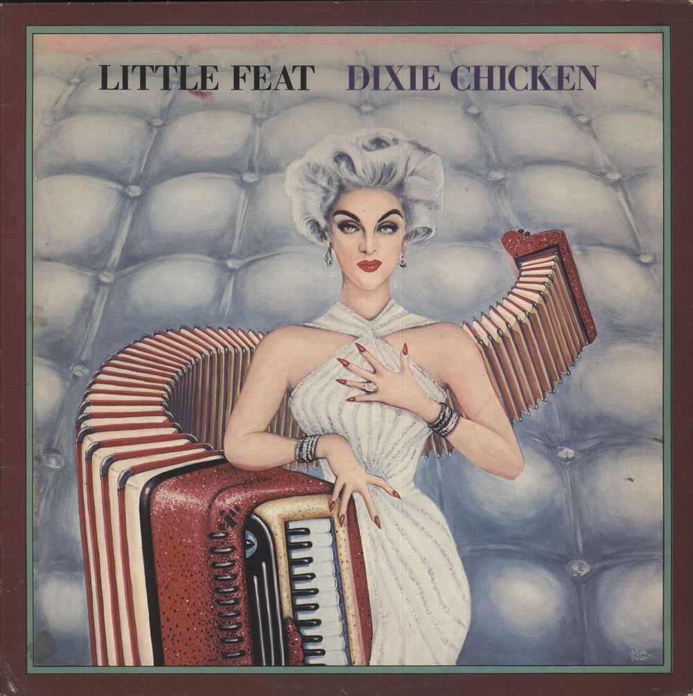 Little Feat Dixie Chicken - 2nd UK vinyl LP album (LP record) K46200