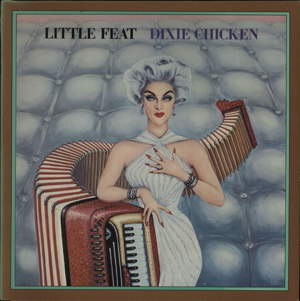 Little Feat Dixie Chicken - 3rd UK vinyl LP album (LP record) K46200