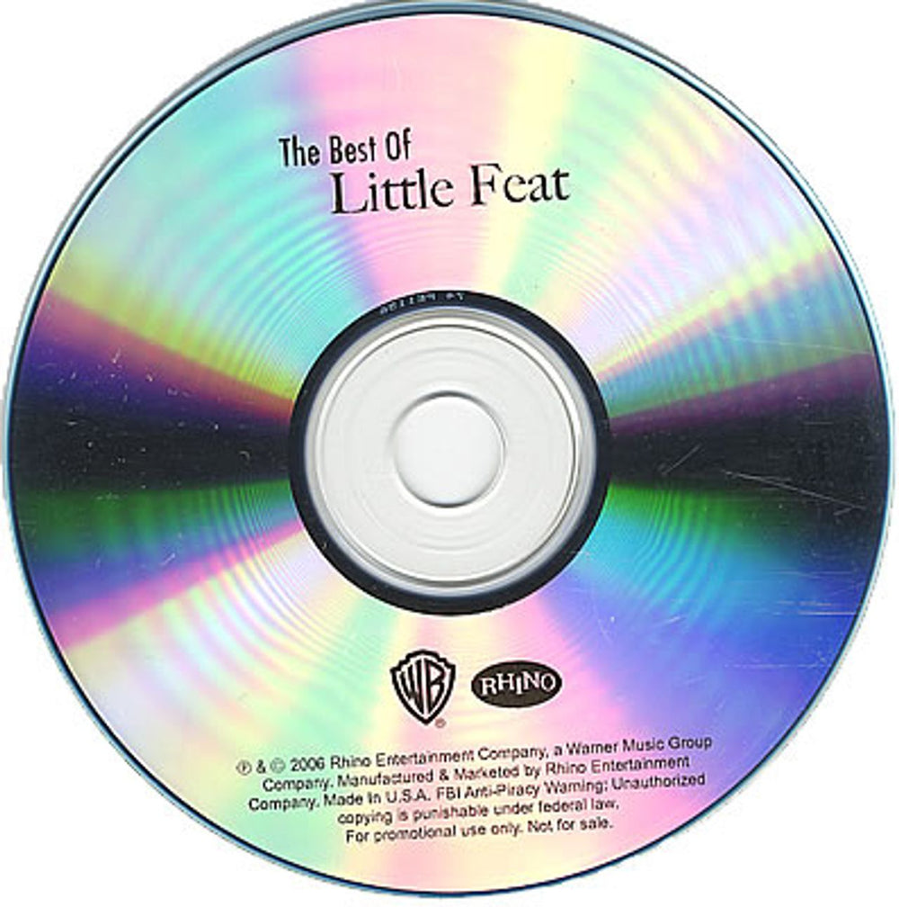 Little Feat The Best Of Little Feat US CD-R acetate CD-R ACETATE