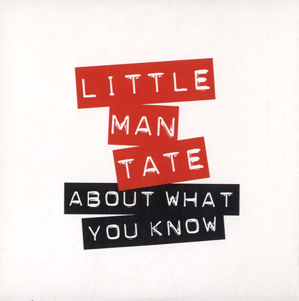 Little Man Tate About What You Know UK Promo CD album (CDLP) VVR1041728P