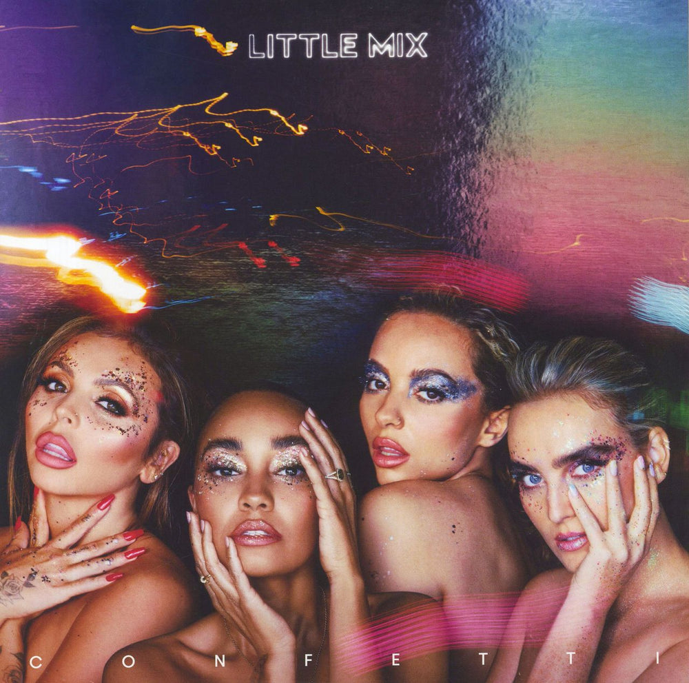 Little Mix Confetti - Splatter Vinyl UK vinyl LP album (LP record) 19439805321